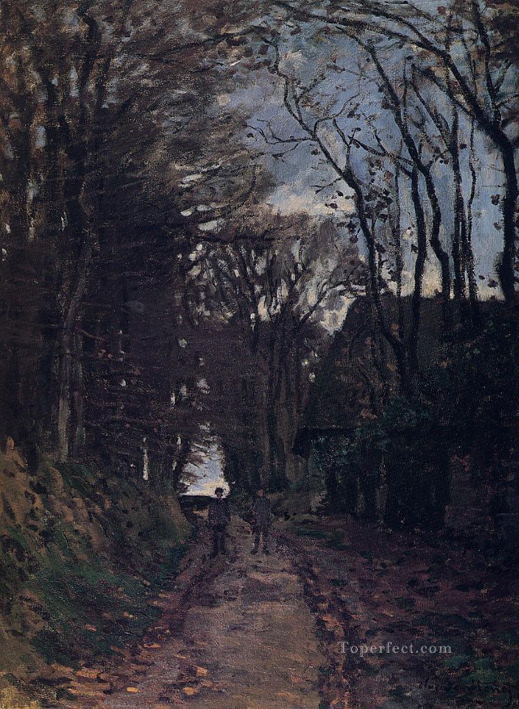 Lane in Normandy Claude Monet Oil Paintings